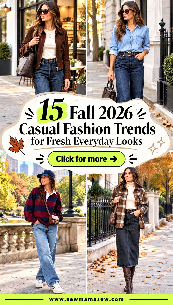 15 Fall 2026 Casual Fashion Trends for Fresh Everyday Looks - 15 Fall 2026 Casual Fashion Trends for Fresh Everyday Looks