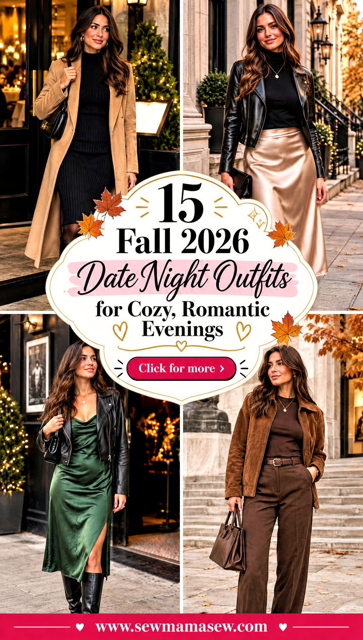 15 Fall 2026 Date Night Outfits for Cozy Romantic Evenings - 15 Fall 2026 Date Night Outfits for Cozy, Romantic Evenings