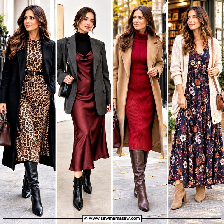 15 Fall 2026 Dress Outfits for Chic, Easy Cold-Weather Layers