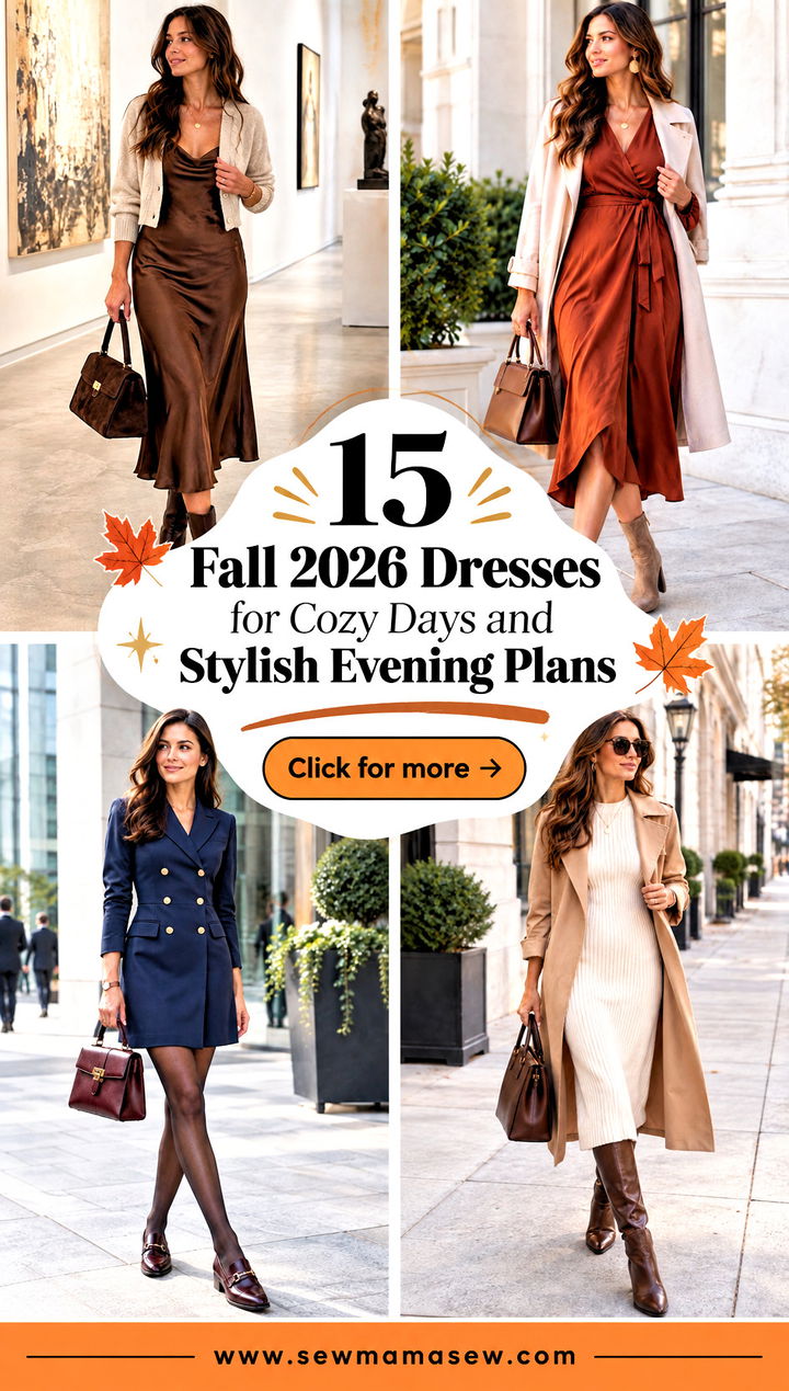 15 Fall 2026 Dresses for Cozy Days and Stylish Evening Plans - 15 Fall 2026 Dresses for Cozy Days and Stylish Evening Plans