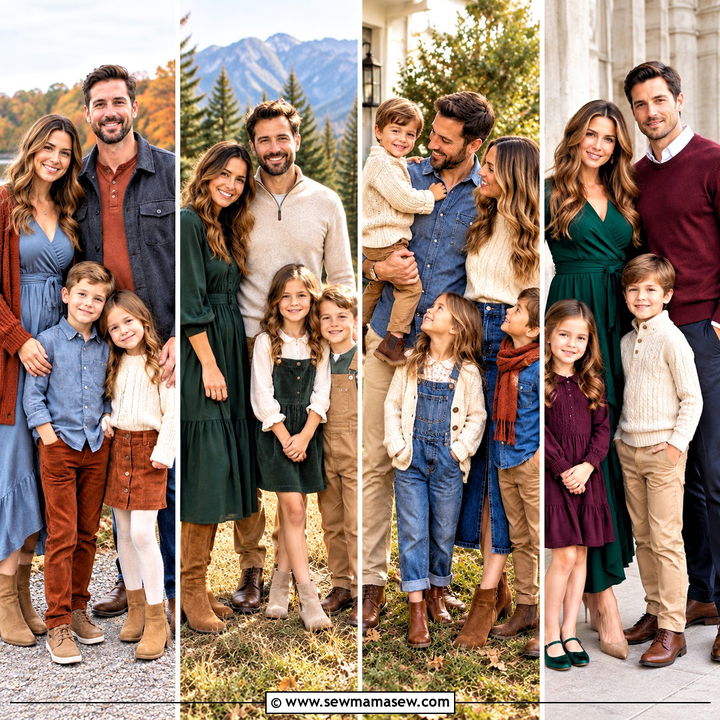15 Fall 2026 Family Photo Outfits for Warm Timeless Moments
