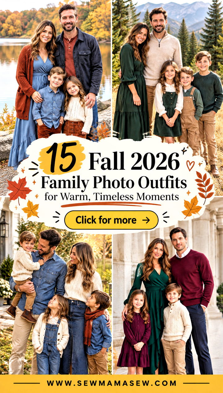 15 Fall 2026 Family Photo Outfits for Warm Timeless Moments - 15 Fall 2026 Family Photo Outfits for Warm, Timeless Moments