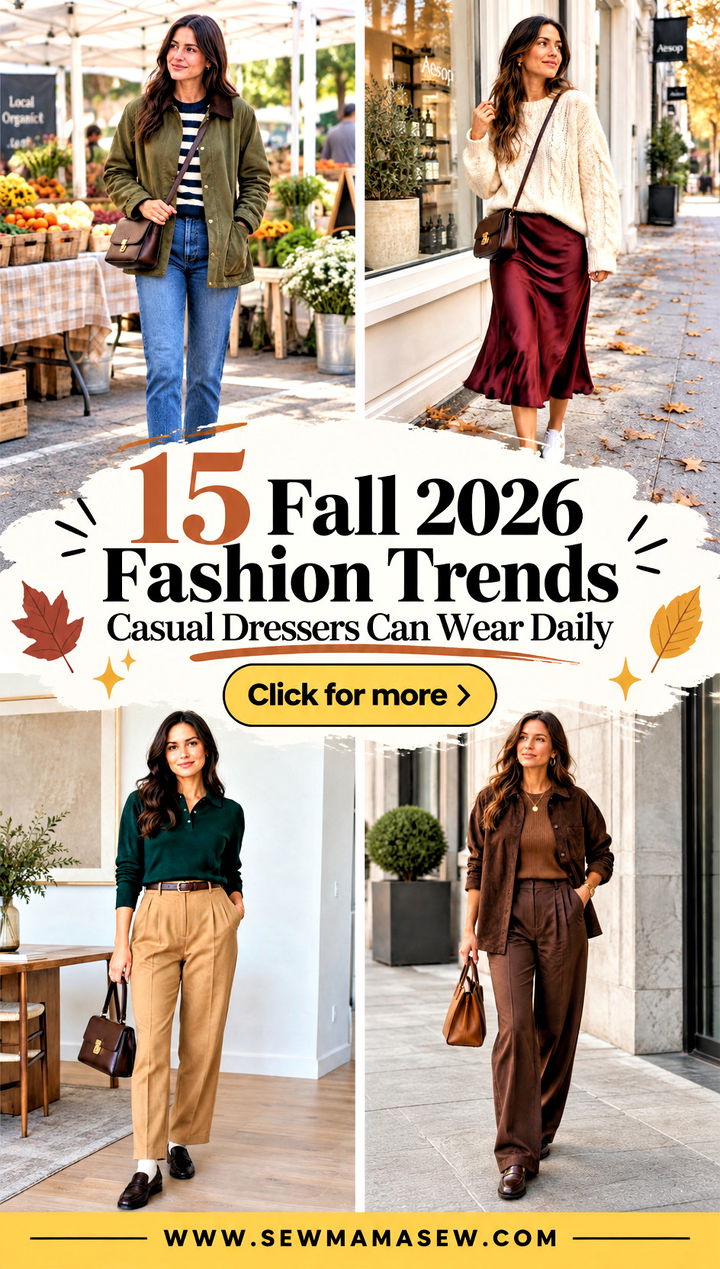 15 Fall 2026 Fashion Trends Casual Dressers Can Wear Daily - 15 Fall 2026 Fashion Trends Casual Dressers Can Wear Daily