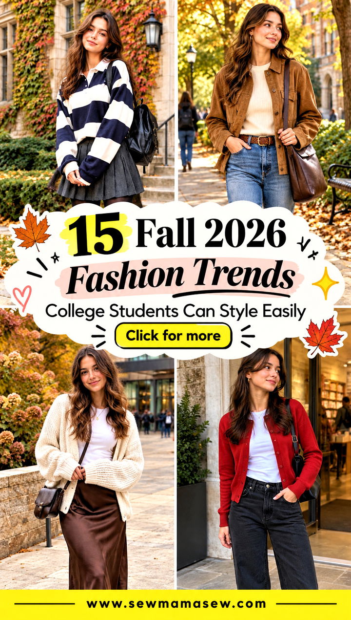 15 Fall 2026 Fashion Trends College Students Can Style Easily - 15 Fall 2026 Fashion Trends College Students Can Style Easily