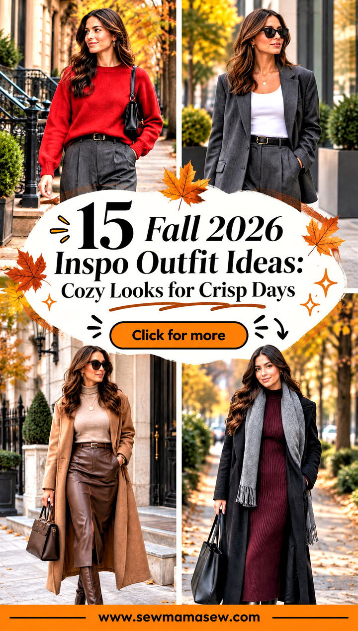 15 Fall 2026 Inspo Outfit Ideas Cozy Looks for Crisp Days - 15 Fall 2026 Inspo Outfit Ideas: Cozy Looks for Crisp Days