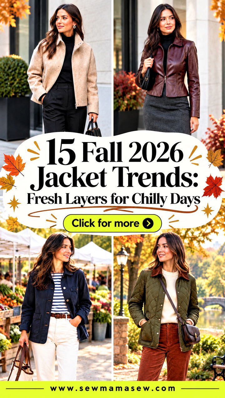 15 Fall 2026 Jacket Trends Fresh Layers for Chilly Days - 15 Fall 2026 Jacket Trends: Fresh Layers for Chilly Days