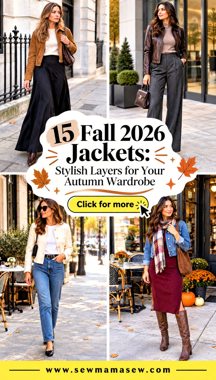 15 Fall 2026 Jackets Stylish Layers for Your Autumn Wardrobe - 15 Fall 2026 Jackets: Stylish Layers for Your Autumn Wardrobe