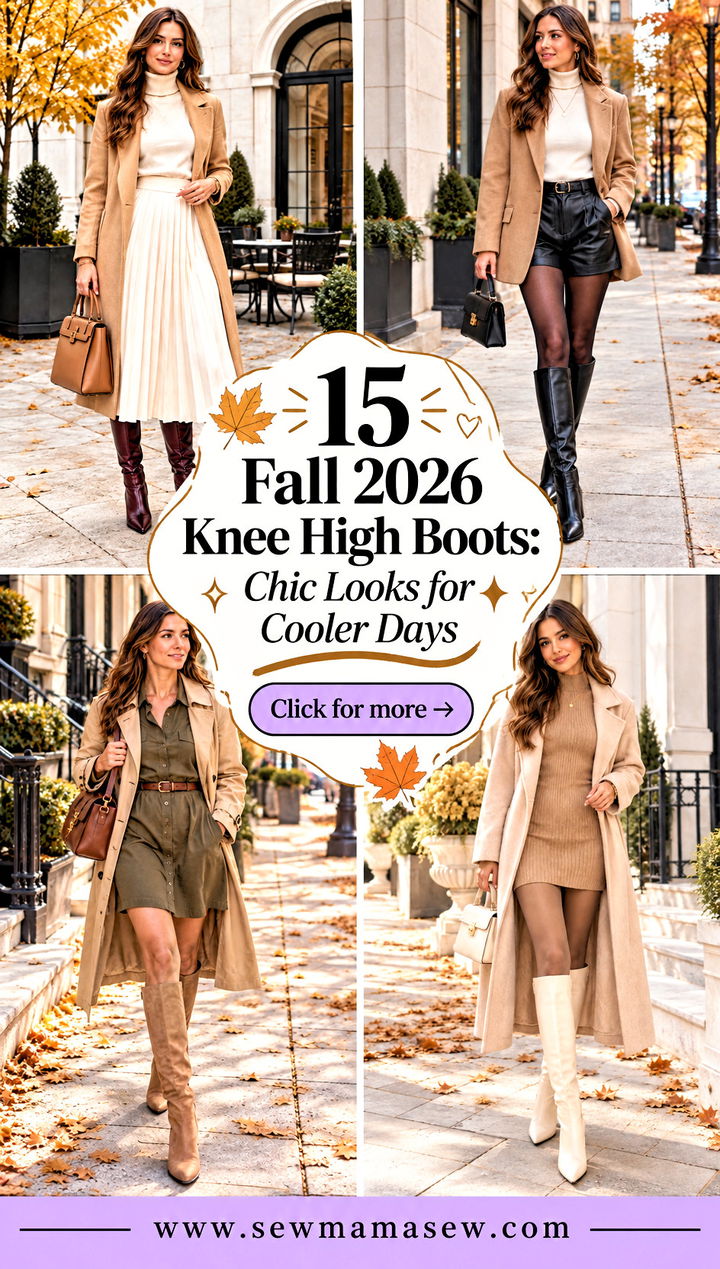 15 Fall 2026 Knee High Boots Chic Looks for Cooler Days - 15 Fall 2026 Knee High Boots: Chic Looks for Cooler Days