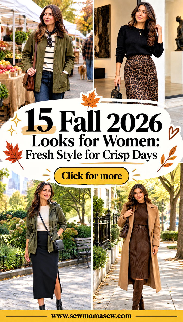 15 Fall 2026 Looks for Women Fresh Style for Crisp Days - 15 Fall 2026 Looks for Women: Fresh Style for Crisp Days