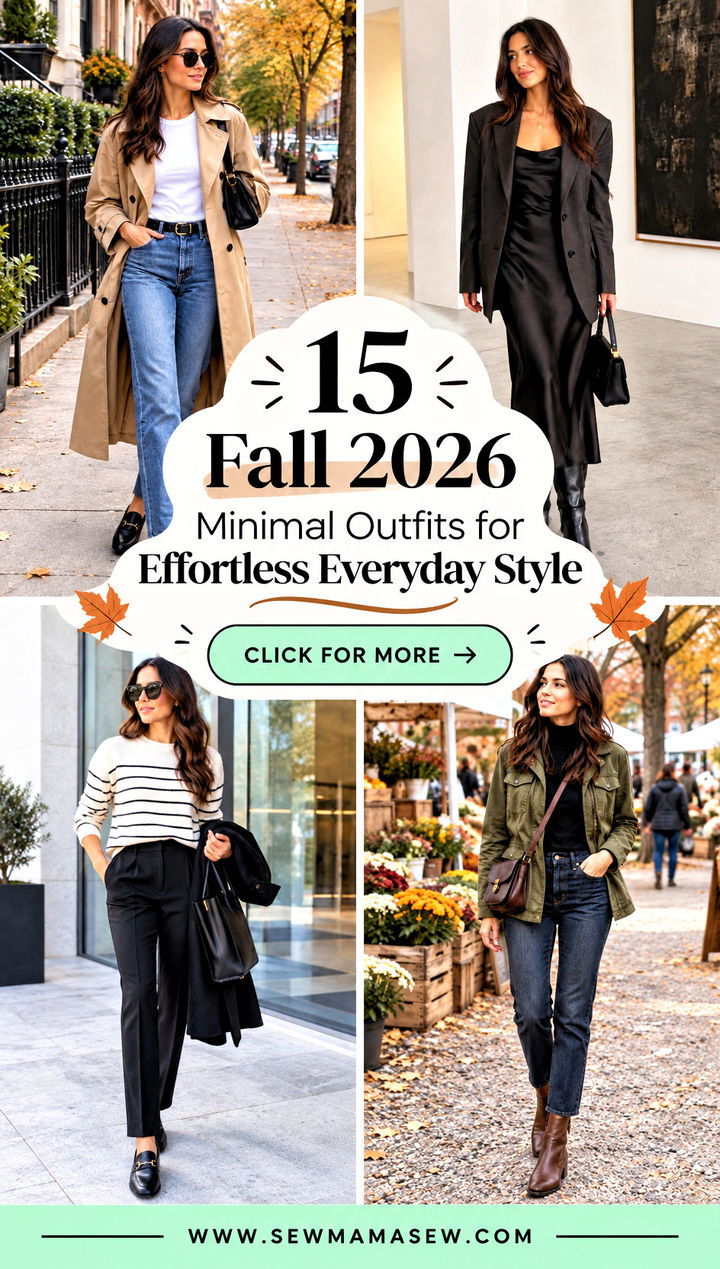 15 Fall 2026 Minimal Outfits for Effortless Everyday Style - 15 Fall 2026 Minimal Outfits for Effortless Everyday Style