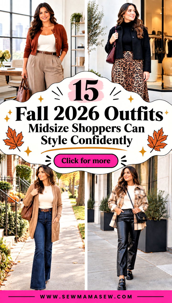 15 Fall 2026 Outfits Midsize Shoppers Can Style Confidently - 15 Fall 2026 Outfits Midsize Shoppers Can Style Confidently