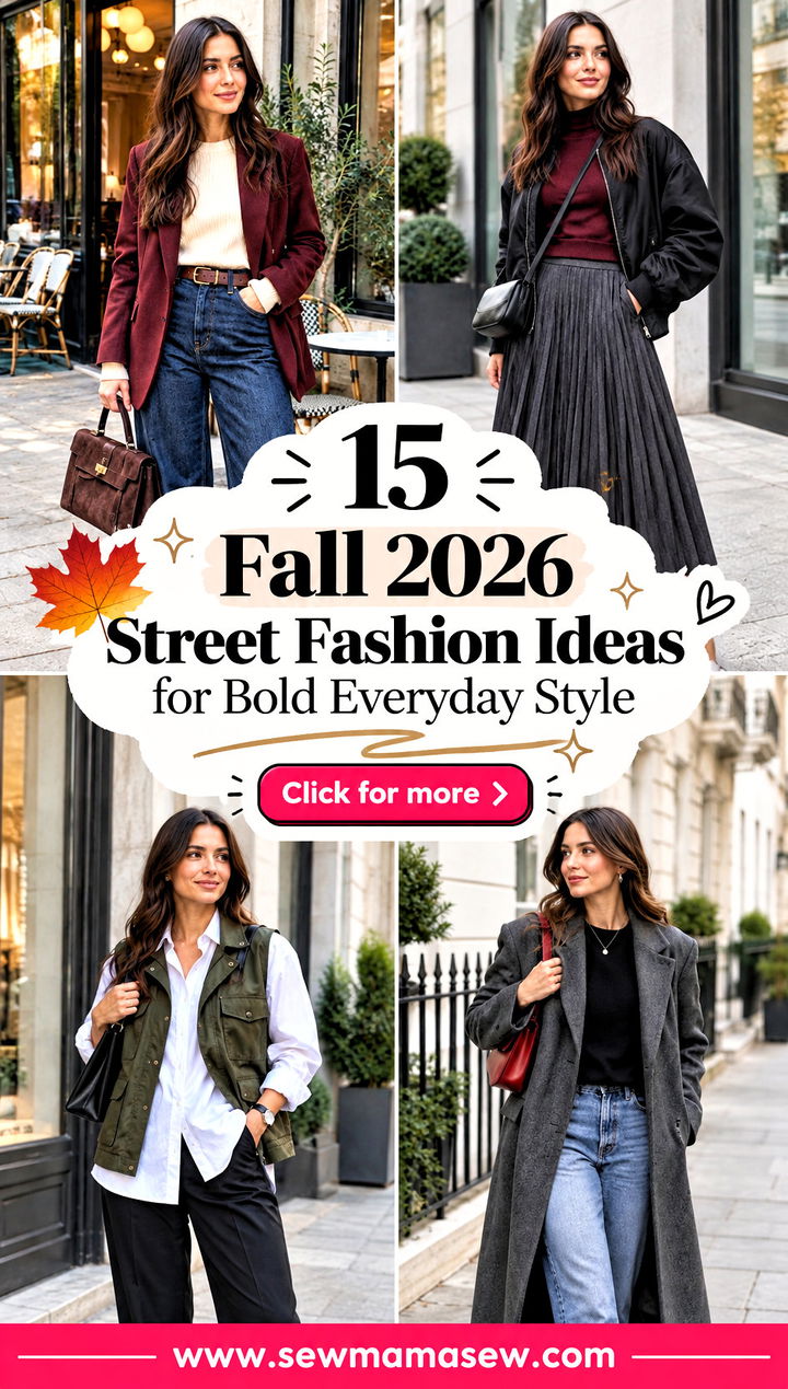 15 Fall 2026 Street Fashion Ideas for Bold Everyday Style - 15 Fall 2026 Street Fashion Ideas for Bold Everyday Style