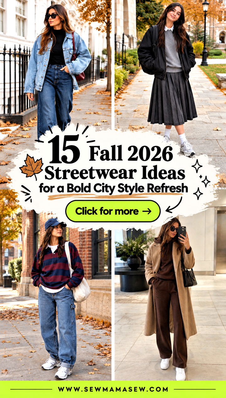 15 Fall 2026 Streetwear Ideas for a Bold City Style Refresh - 15 Fall 2026 Streetwear Ideas for a Bold City Style Refresh