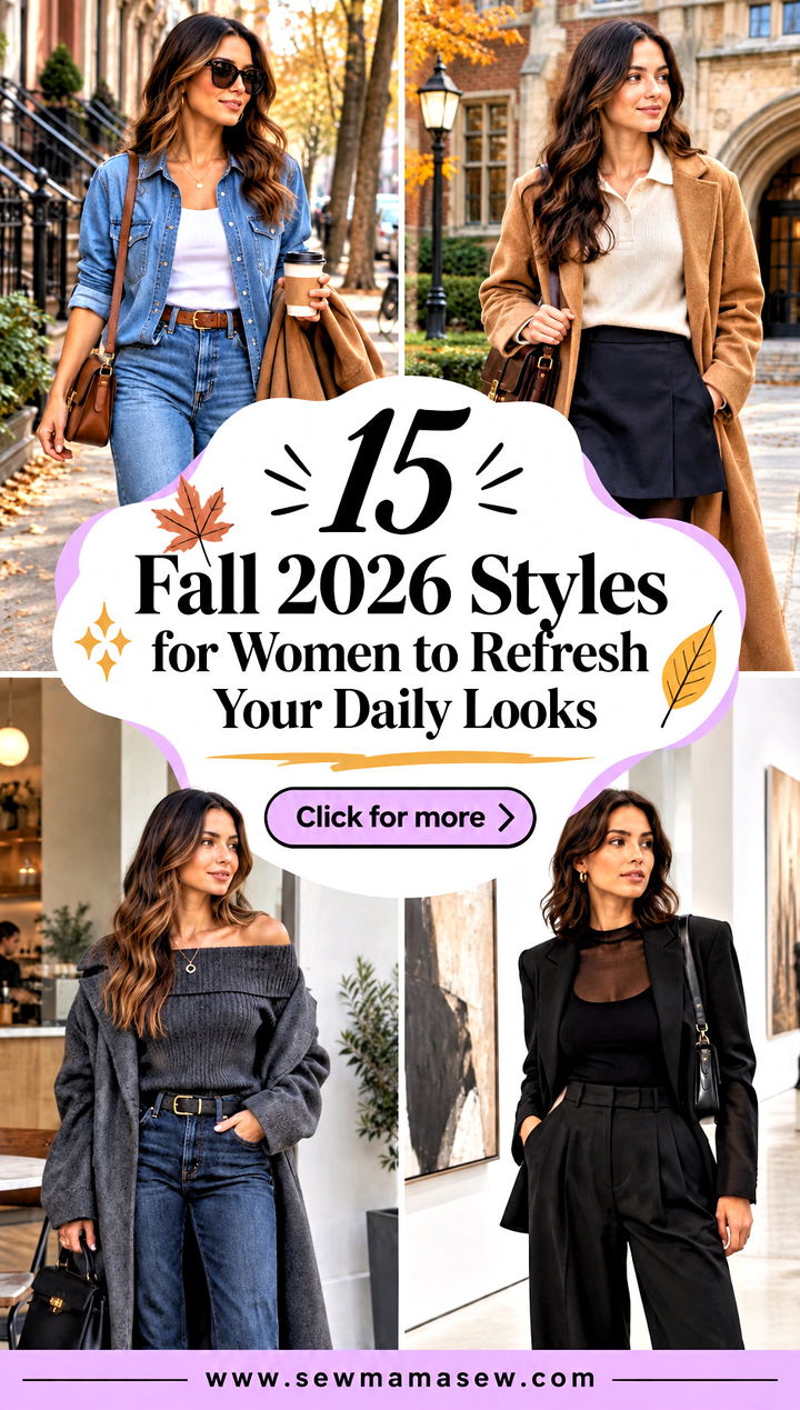 15 Fall 2026 Styles for Women to Refresh Your Daily Looks - 15 Fall 2026 Styles for Women to Refresh Your Daily Looks
