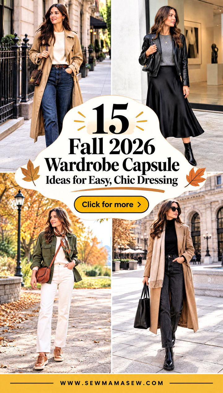 15 Fall 2026 Wardrobe Capsule Ideas for Easy Chic Dressing - 15 Fall 2026 Wardrobe Capsule Ideas for Easy, Chic Dressing