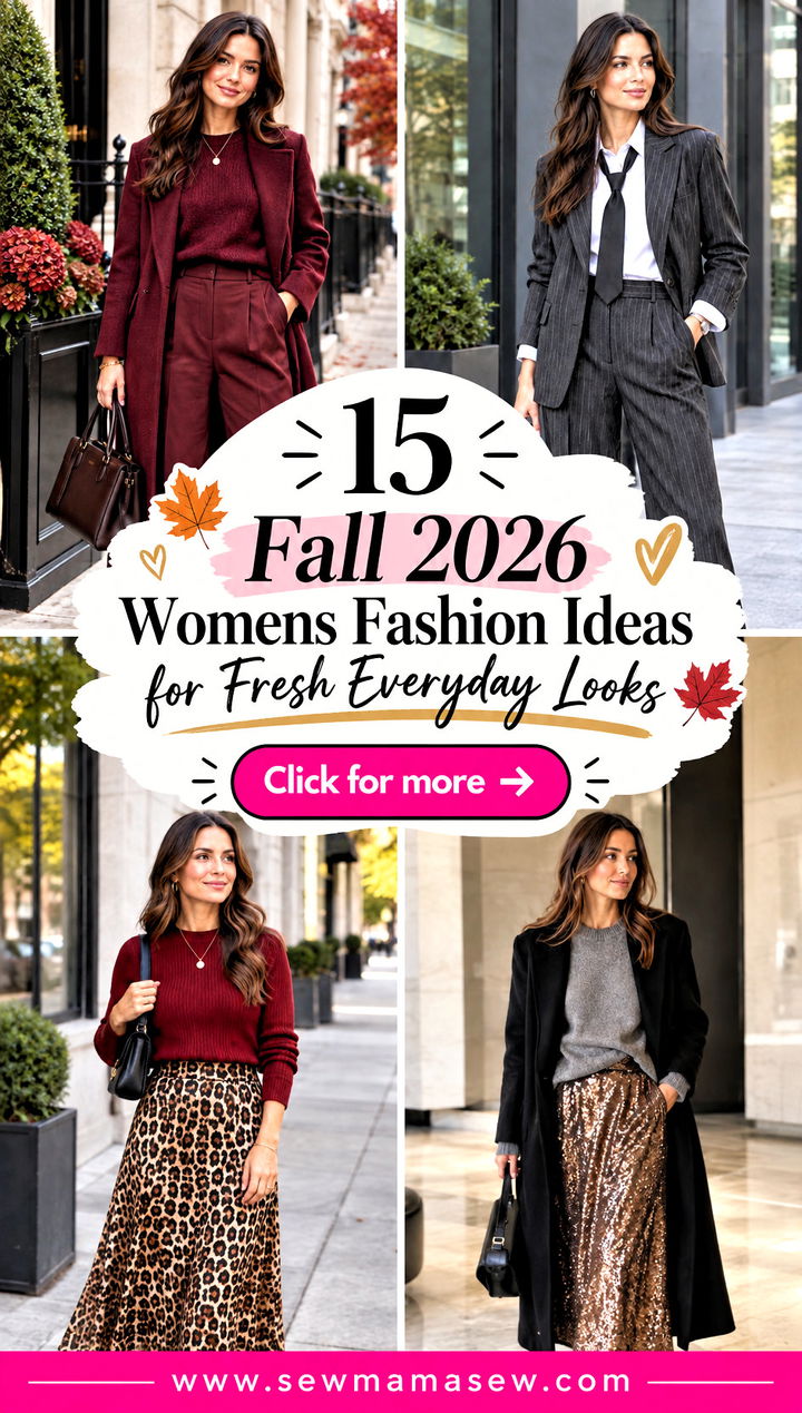 15 Fall 2026 Womens Fashion Ideas for Fresh Everyday Looks - 15 Fall 2026 Womens Fashion Ideas for Fresh Everyday Looks
