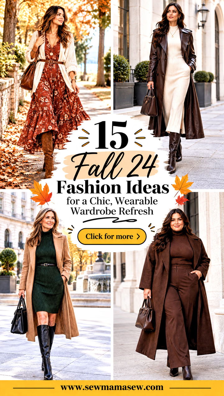 15 Fall 24 Fashion Ideas for a Chic Wearable Wardrobe Refresh - 15 Fall 24 Fashion Ideas for a Chic, Wearable Wardrobe Refresh