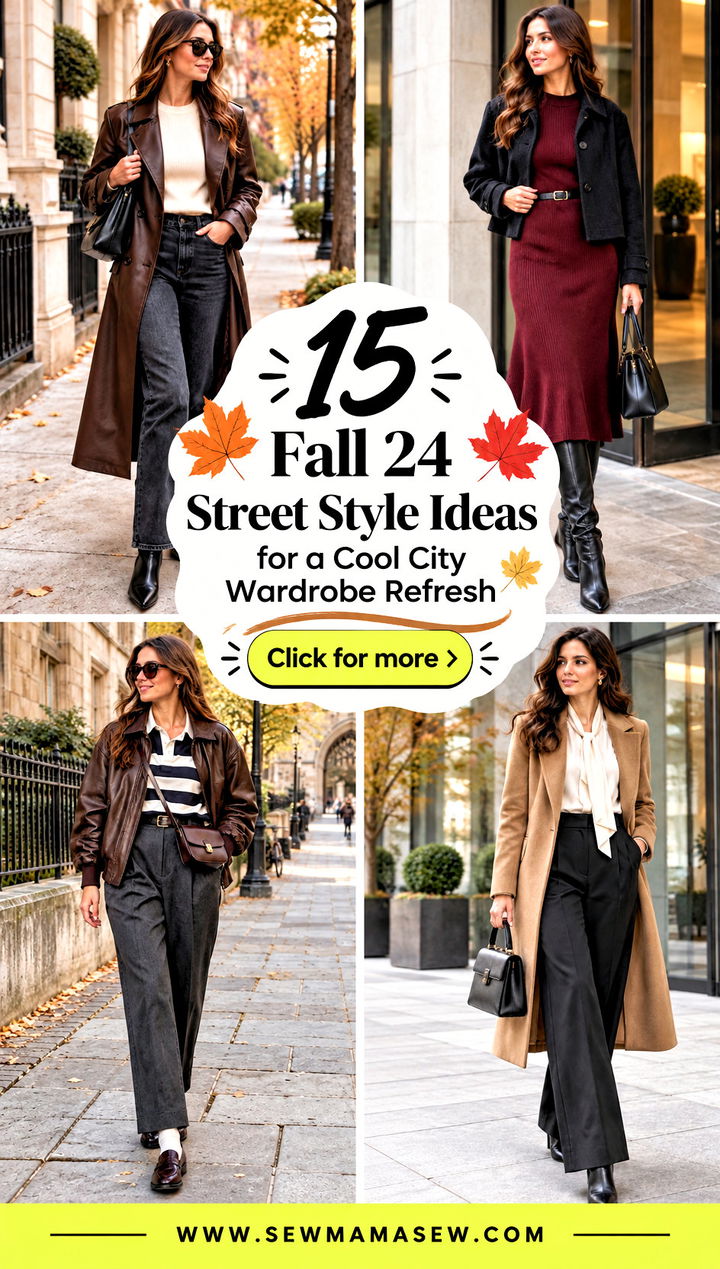 15 Fall 24 Street Style Ideas for a Cool City Wardrobe Refresh - 15 Fall 24 Street Style Ideas for a Cool City Wardrobe Refresh
