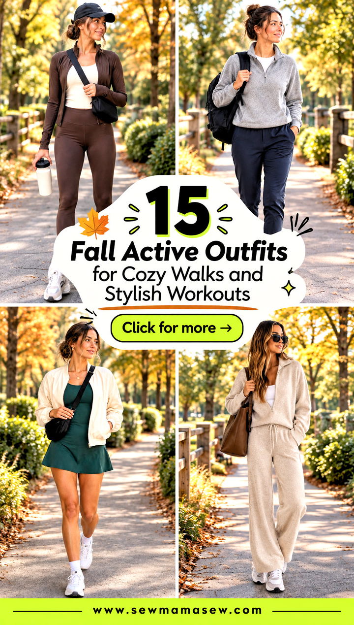15 Fall Active Outfits for Cozy Walks and Stylish Workouts - 15 Fall Active Outfits for Cozy Walks and Stylish Workouts