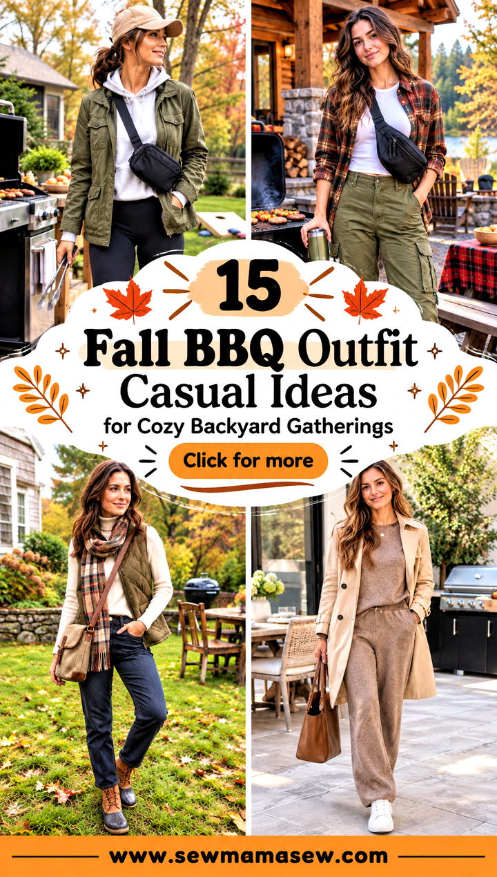 15 Fall BBQ Outfit Casual Ideas for Cozy Backyard Gatherings - 15 Fall BBQ Outfit Casual Ideas for Cozy Backyard Gatherings