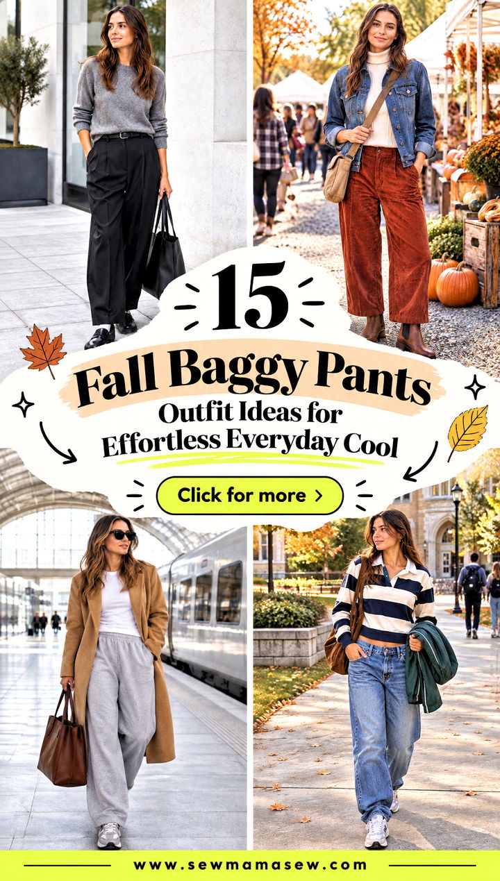 15 Fall Baggy Pants Outfit Ideas for Effortless Everyday Cool - 15 Fall Baggy Pants Outfit Ideas for Effortless Everyday Cool