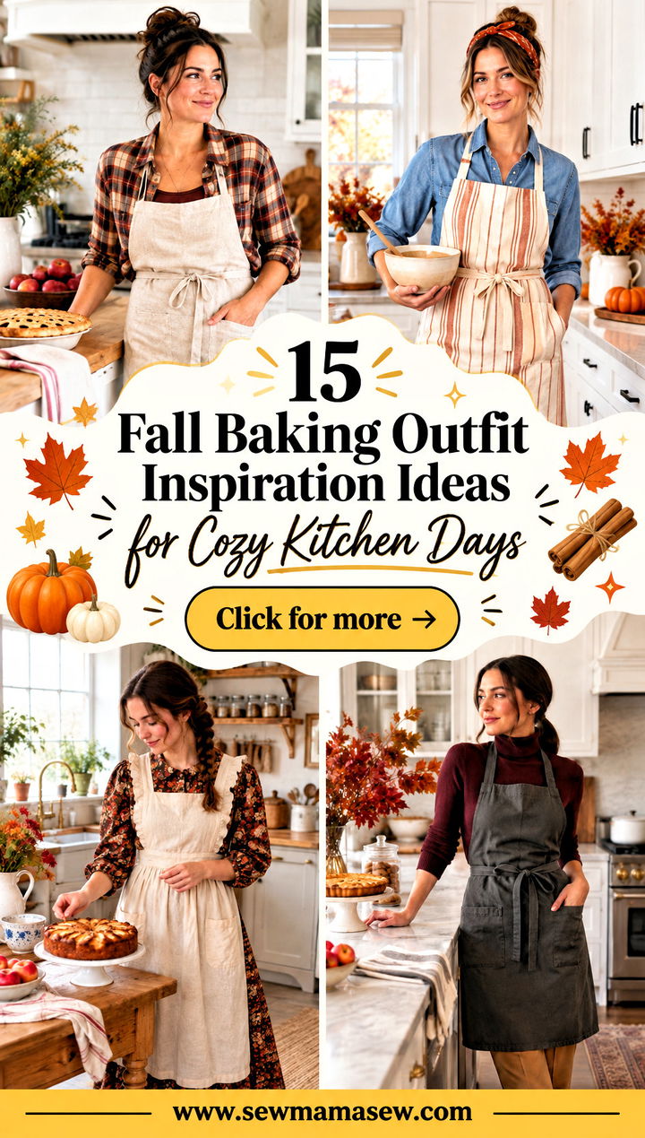 15 Fall Baking Outfit Inspiration Ideas for Cozy Kitchen Days - 15 Fall Baking Outfit Inspiration Ideas for Cozy Kitchen Days