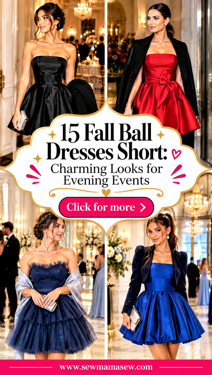15 Fall Ball Dresses Short Charming Looks for Evening Events - 15 Fall Ball Dresses Short: Charming Looks for Evening Events