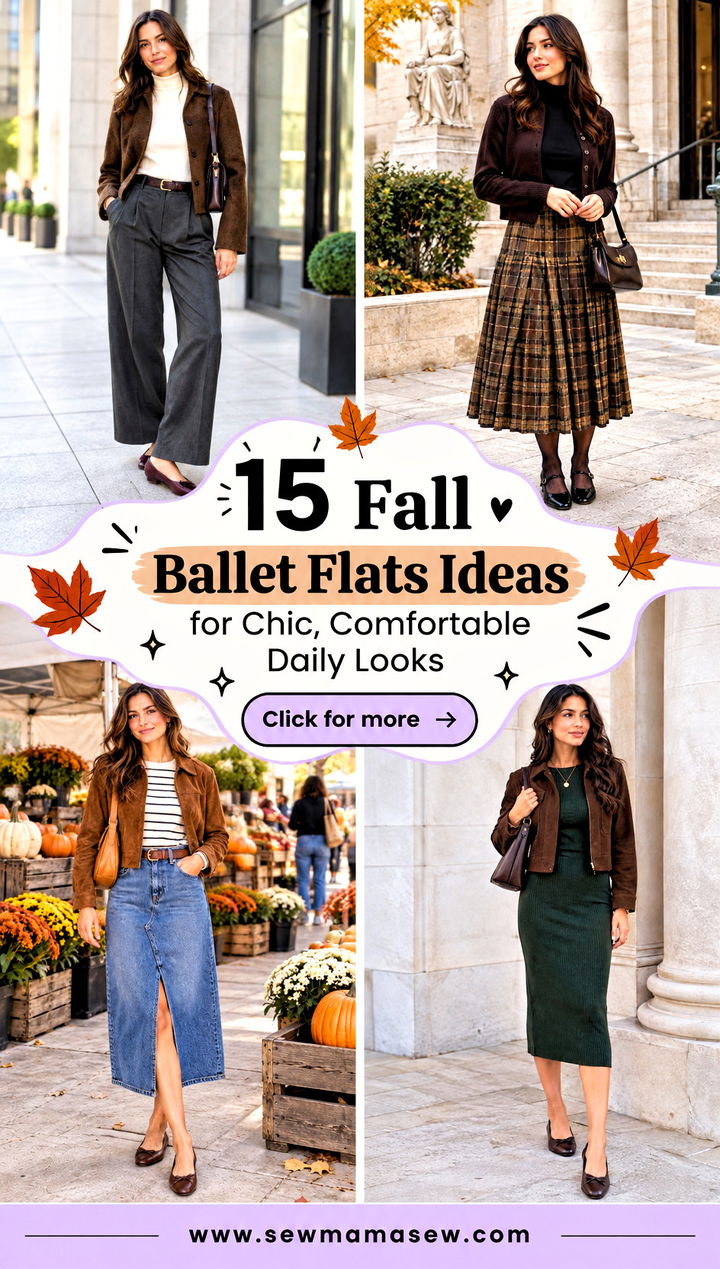 15 Fall Ballet Flats Ideas for Chic Comfortable Daily Looks - 15 Fall Ballet Flats Ideas for Chic, Comfortable Daily Looks