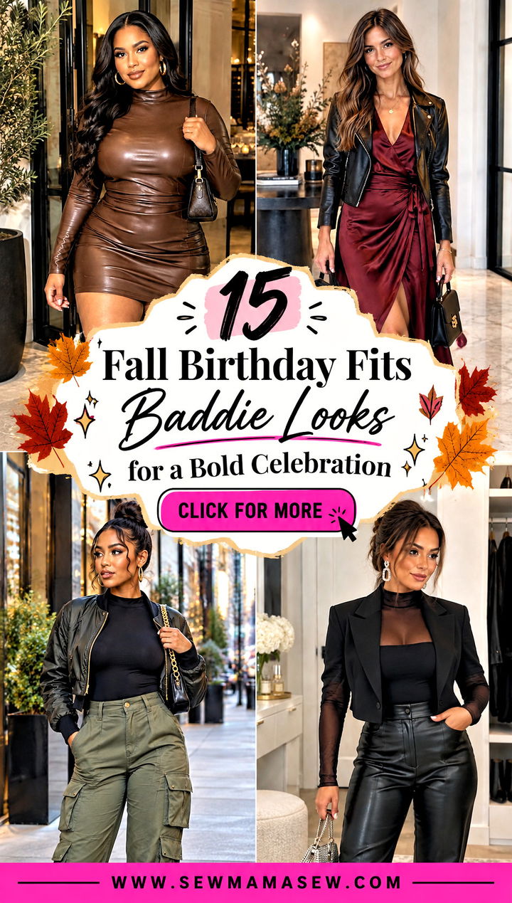 15 Fall Birthday Fits Baddie Looks for a Bold Celebration - 15 Fall Birthday Fits Baddie Looks for a Bold Celebration