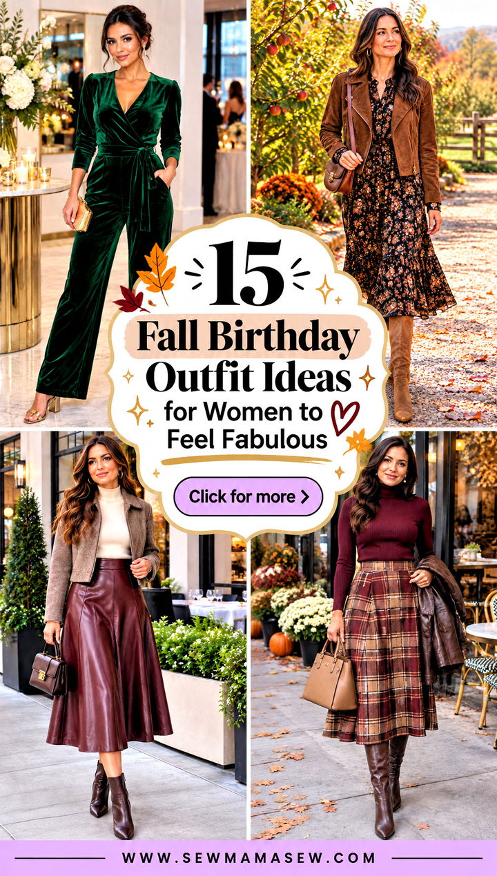 15 Fall Birthday Outfit Ideas for Women to Feel Fabulous - 15 Fall Birthday Outfit Ideas for Women to Feel Fabulous