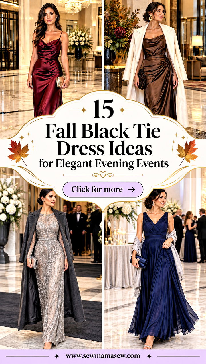 15 Fall Black Tie Dress Ideas for Elegant Evening Events - 15 Fall Black Tie Dress Ideas for Elegant Evening Events