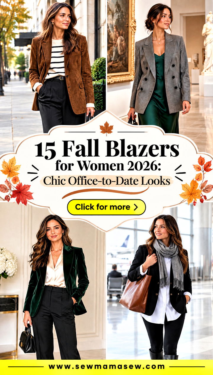 15 Fall Blazers for Women 2026 Chic Office-to-Date Looks - 15 Fall Blazers for Women 2026: Chic Office-to-Date Looks