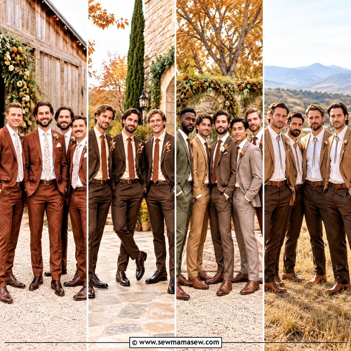 15 Fall Boho Groomsmen Attire Ideas for a Relaxed Wedding