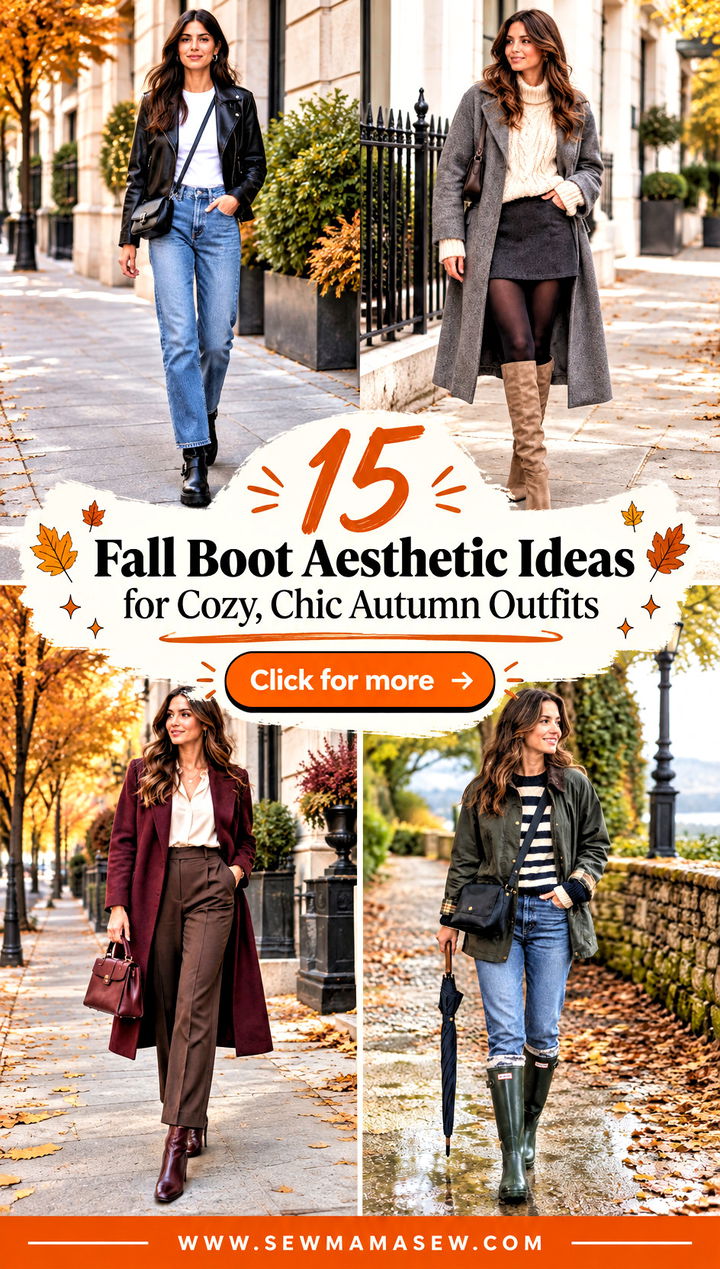 15 Fall Boot Aesthetic Ideas for Cozy Chic Autumn Outfits - 15 Fall Boot Aesthetic Ideas for Cozy, Chic Autumn Outfits