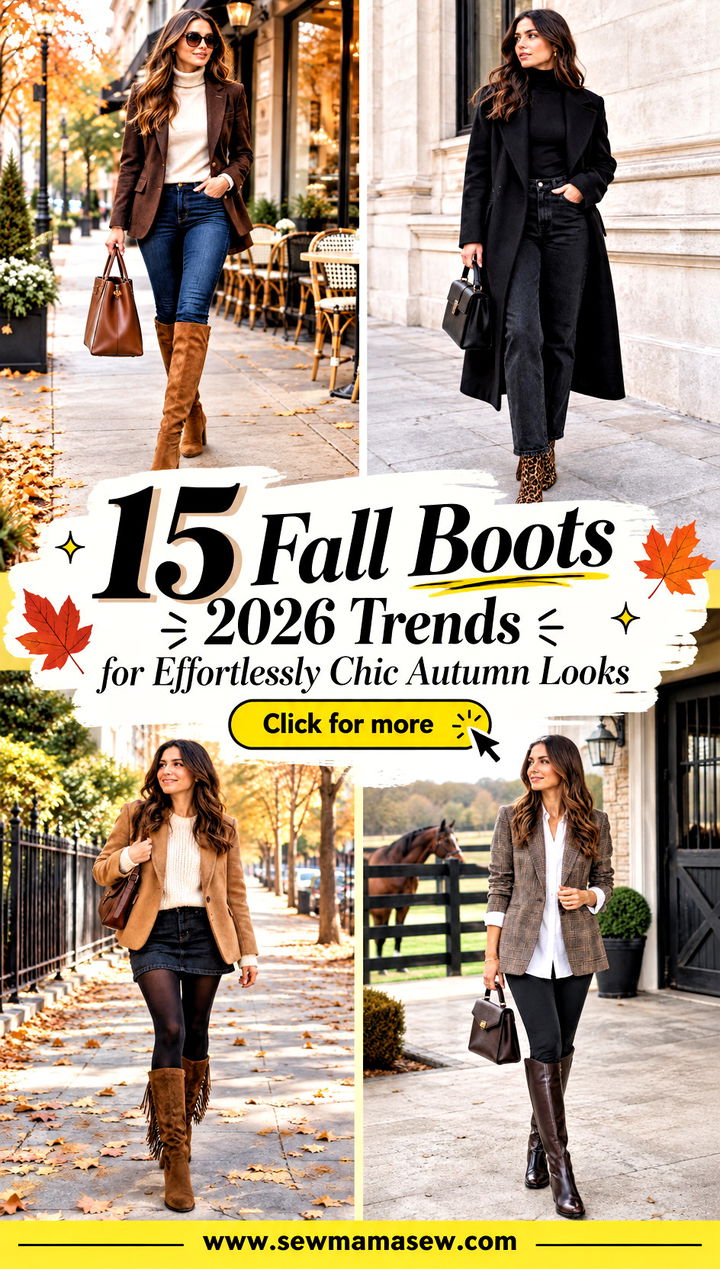 15 Fall Boots 2026 Trends for Effortlessly Chic Autumn Looks - 15 Fall Boots 2026 Trends for Effortlessly Chic Autumn Looks