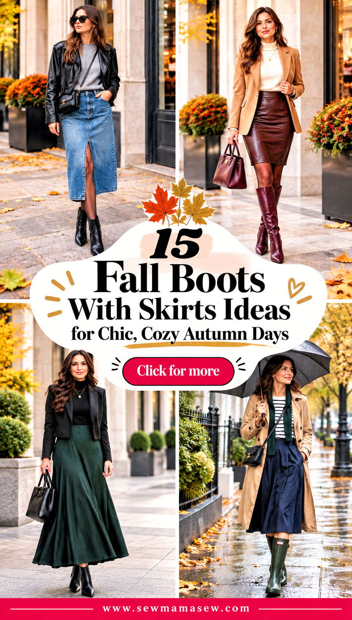 15 Fall Boots With Skirts Ideas for Chic Cozy Autumn Days - 15 Fall Boots With Skirts Ideas for Chic, Cozy Autumn Days