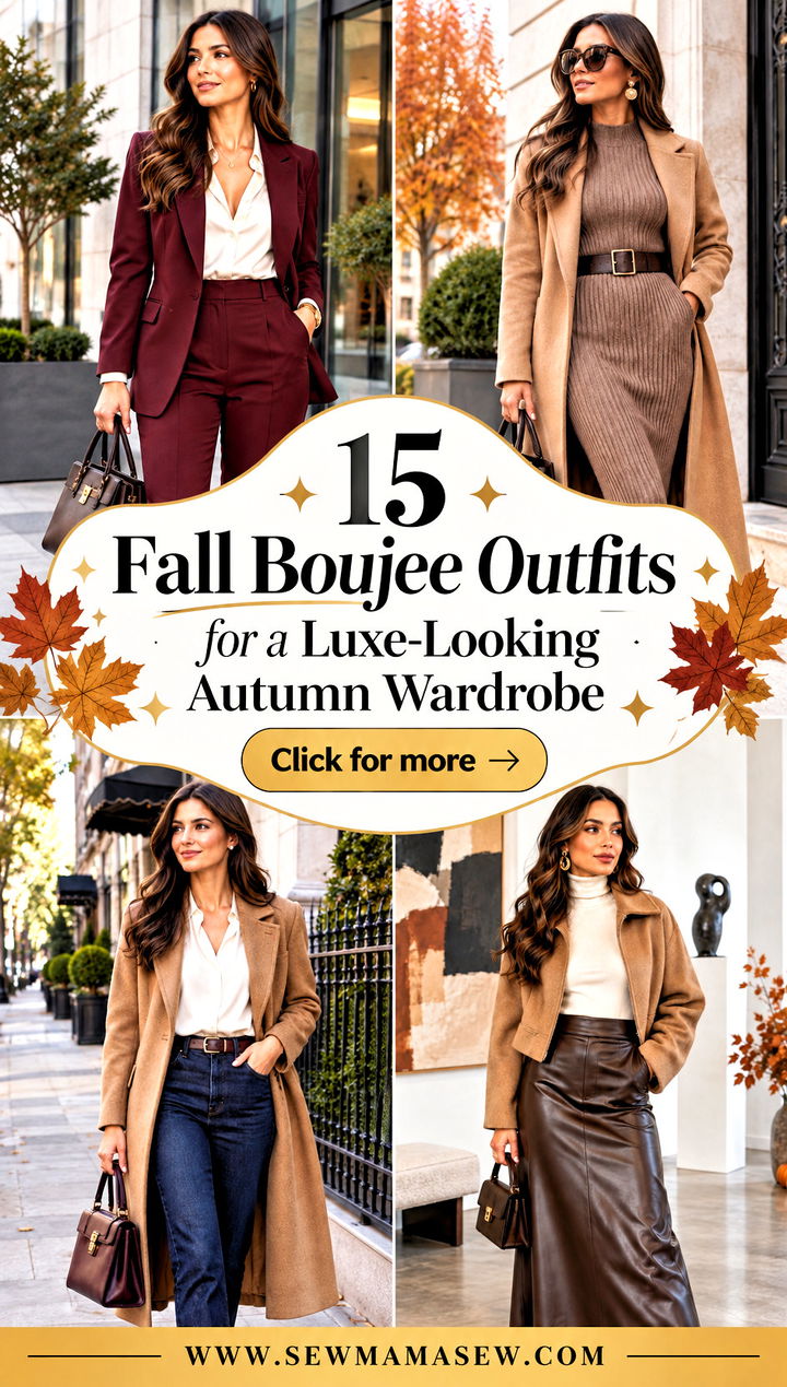 15 Fall Boujee Outfits for a Luxe-Looking Autumn Wardrobe - 15 Fall Boujee Outfits for a Luxe-Looking Autumn Wardrobe