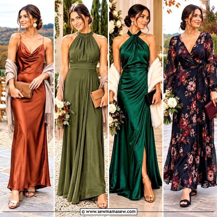 15 Fall Bridal Party Dresses for a Warm, Romantic Wedding
