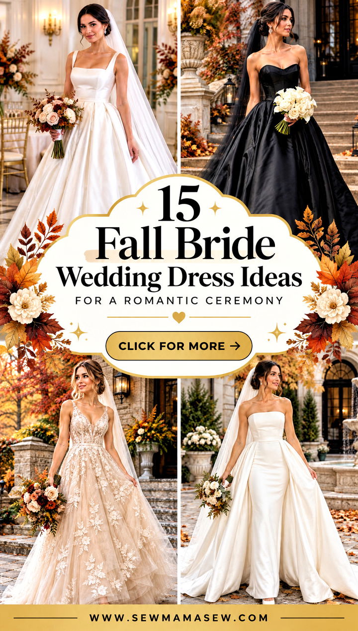 15 Fall Bride Wedding Dress Ideas for a Romantic Ceremony - 15 Fall Bride Wedding Dress Ideas for a Romantic Ceremony