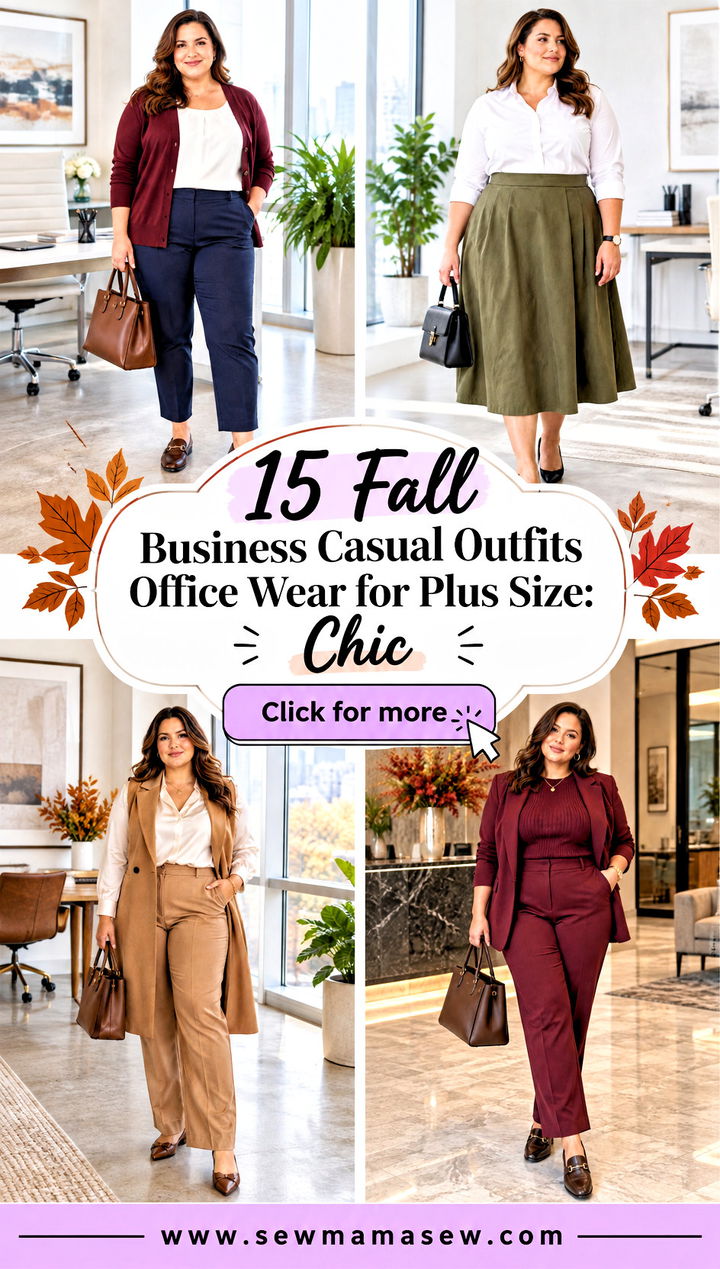 15 Fall Business Casual Outfits Office Wear for Plus Size Chic - 15 Fall Business Casual Outfits Office Wear for Plus Size: Chic