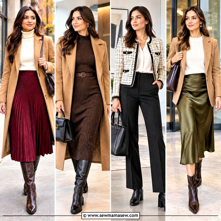 15 Fall Business Casual Outfits With Boots for Chic Workdays