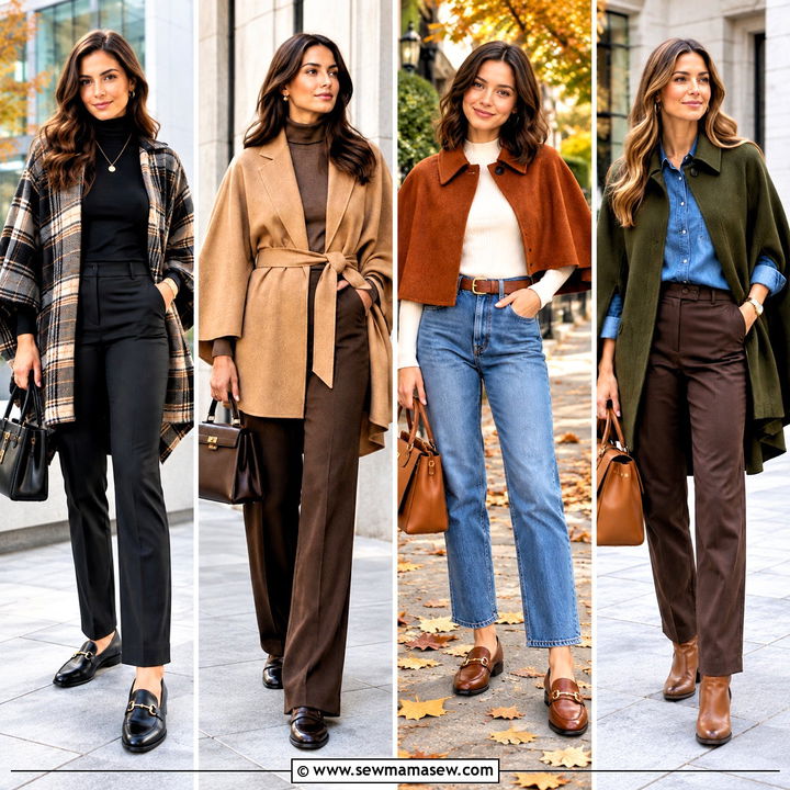 15 Fall Cape Ideas for Cozy, Effortless Everyday Layering