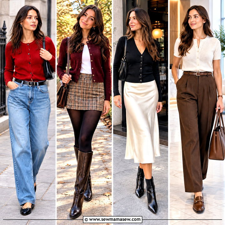 15 Fall Cardigan Outfits Aesthetic for Cozy Weekend Looks