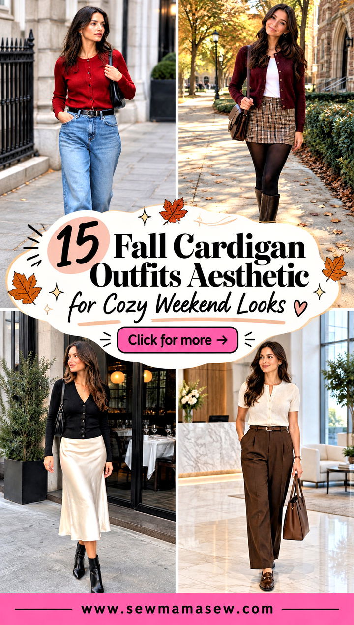 15 Fall Cardigan Outfits Aesthetic for Cozy Weekend Looks - 15 Fall Cardigan Outfits Aesthetic for Cozy Weekend Looks