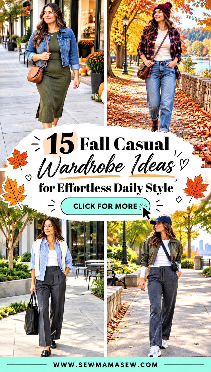 15 Fall Casual Wardrobe Ideas for Effortless Daily Style - 15 Fall Casual Wardrobe Ideas for Effortless Daily Style