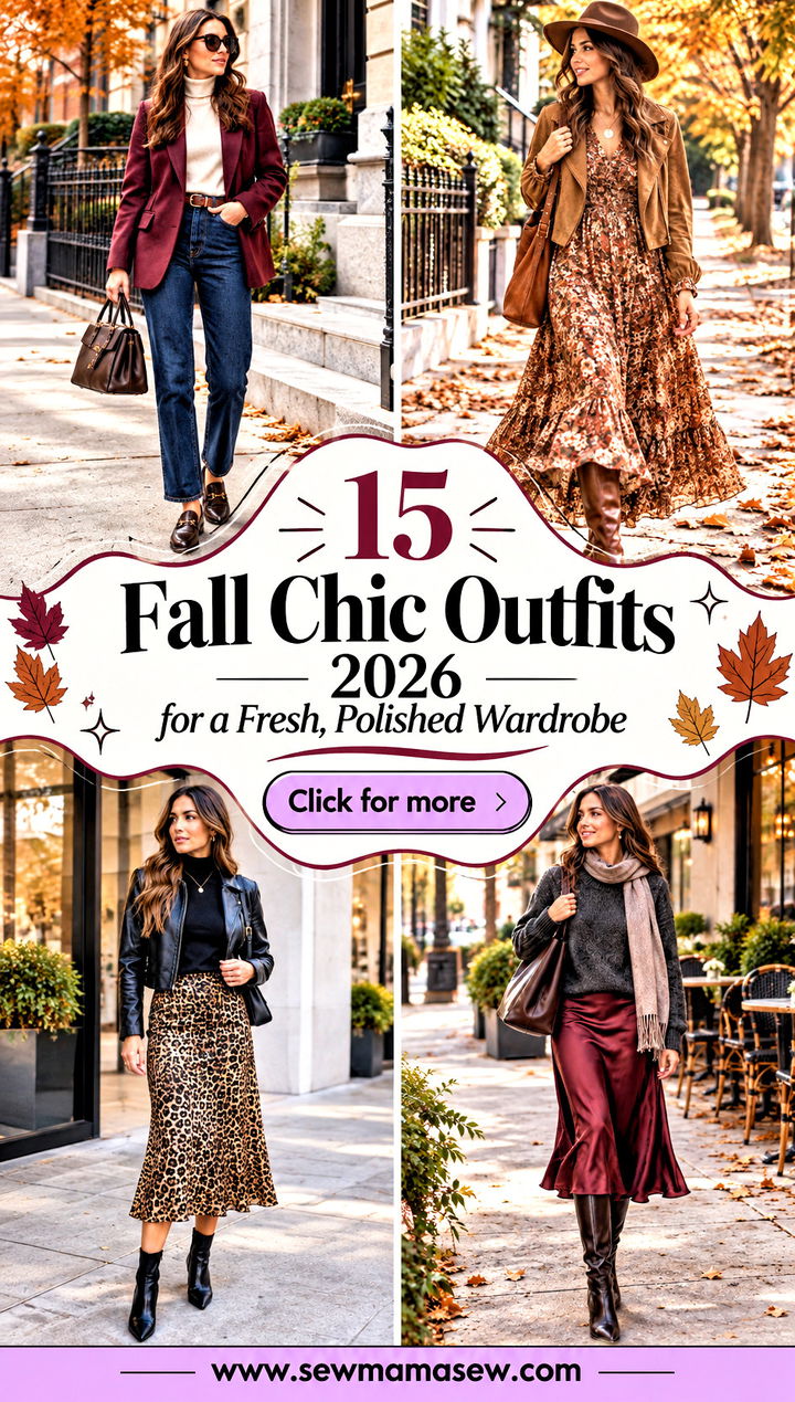 15 Fall Chic Outfits 2026 for a Fresh Polished Wardrobe - 15 Fall Chic Outfits 2026 for a Fresh, Polished Wardrobe