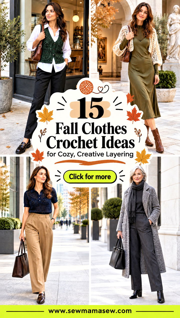 15 Fall Clothes Crochet Ideas for Cozy Creative Layering - 15 Fall Clothes Crochet Ideas for Cozy, Creative Layering