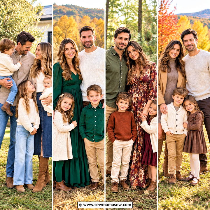 15 Fall Clothes for Family Pictures for Cozy Photo Style