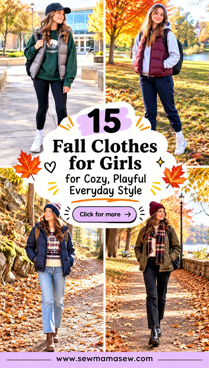 15 Fall Clothes for Girls for Cozy Playful Everyday Style - 15 Fall Clothes for Girls for Cozy, Playful Everyday Style