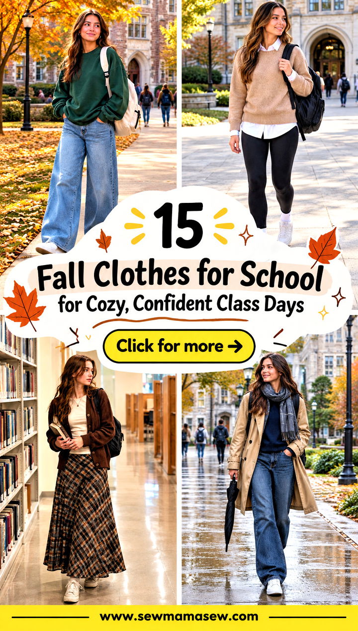 15 Fall Clothes for School for Cozy Confident Class Days - 15 Fall Clothes for School for Cozy, Confident Class Days